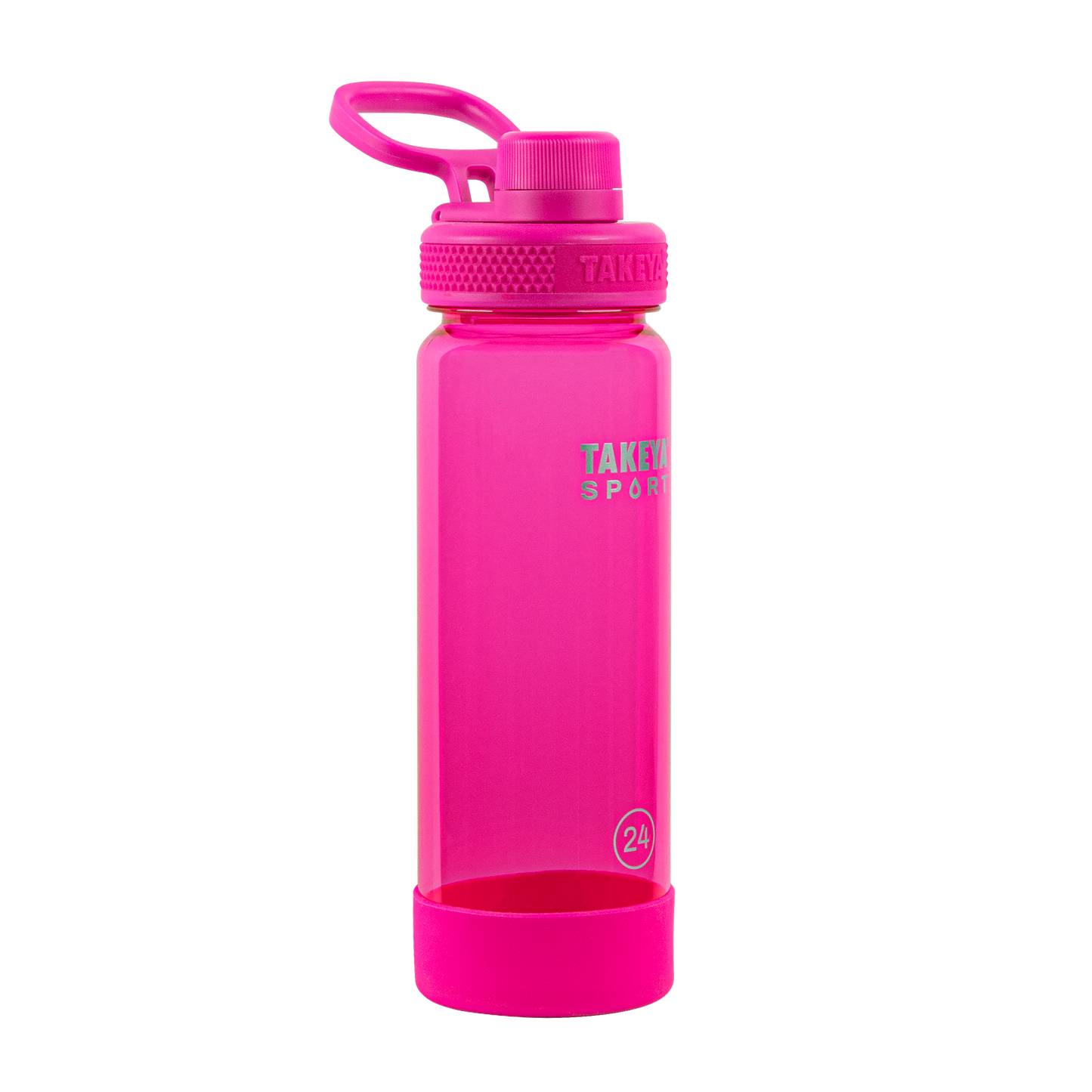 tritan-sport-water-bottle-with-spout-lid-b9 51671-TKS-Tritan-Spout-24-PinkSweep-frontangle.png