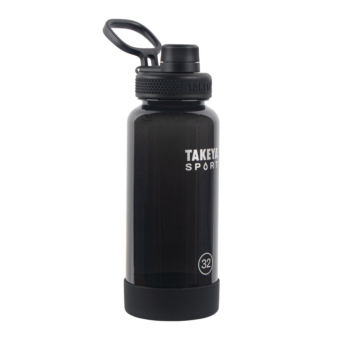 tritan-sport-water-bottle-with-spout-lid-b9 51829-TKS-Tritan-Spout-32-GrandSlamBlack-frontangle.png