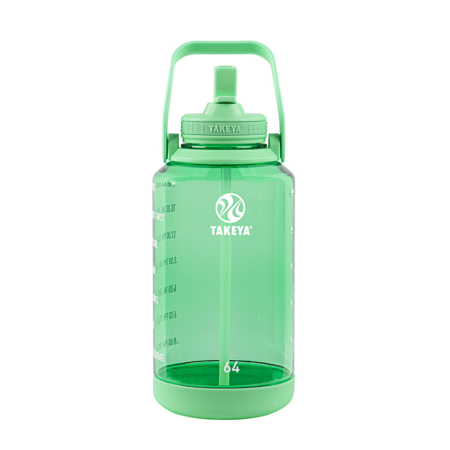 tritan-motivational-water-bottle-with-straw-lid-g8 54101-Tritan-Straw-Motivational-64-PistactioGreen-front.png