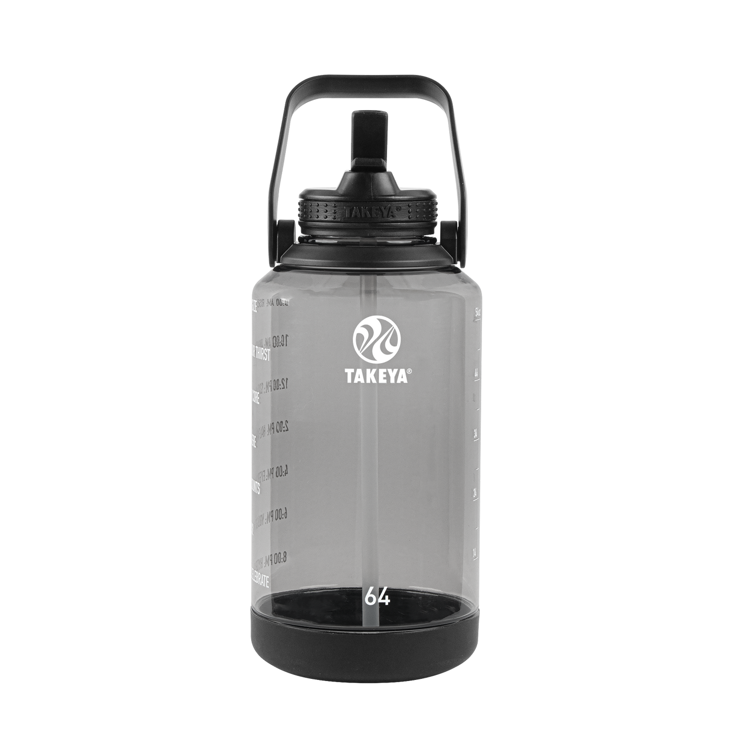 tritan-motivational-water-bottle-with-straw-lid-g8 54145-Tritan-Straw-Motivational-64-StormyBlack-front.png